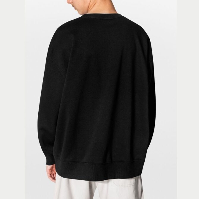 Black Sweatshirt showing back view